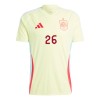 Maillot de Supporter Espagne Pedri 26 Extérieur Euro 2024 Pour Enfant